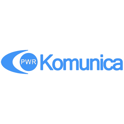 Logo Komunica azzurro